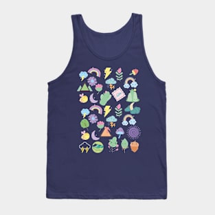 Illustration Art Graphic Design Nature Weather Plants Tank Top